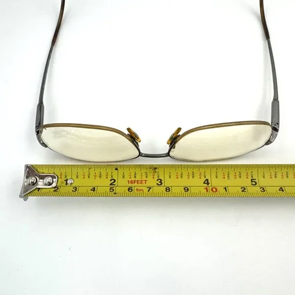 Vintage Jaguar Eyeglass Frames Model 3342-276 Bronze Tortoise Half Rim 55-17-140 - Picture 12 of 14